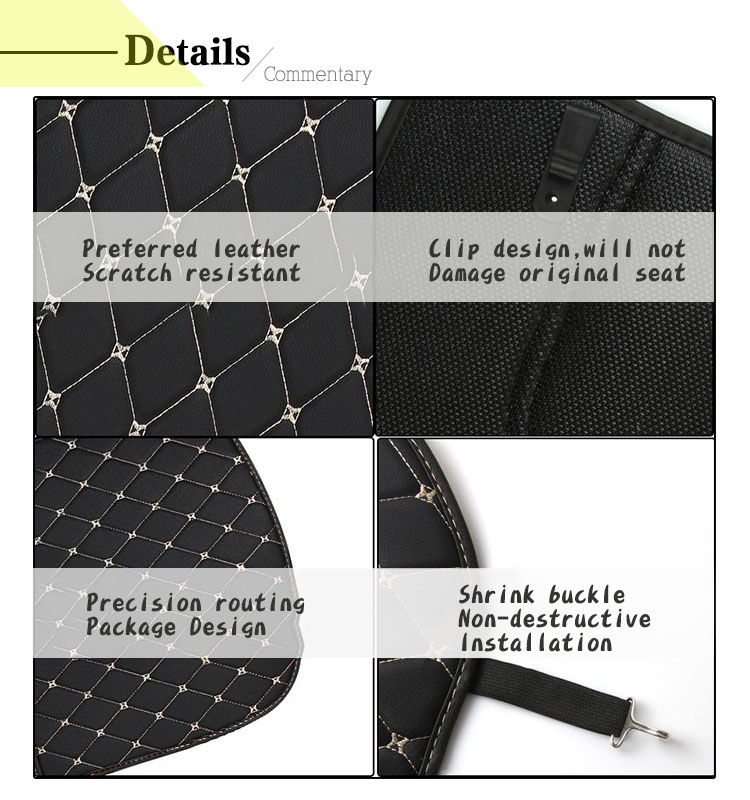 07 حامي خلفي لمقعد السيارة بطباعة شعار مخصص