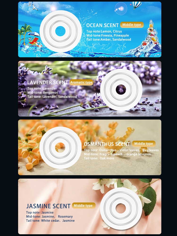 10 معطر جو برائحة عطرة للسيارة