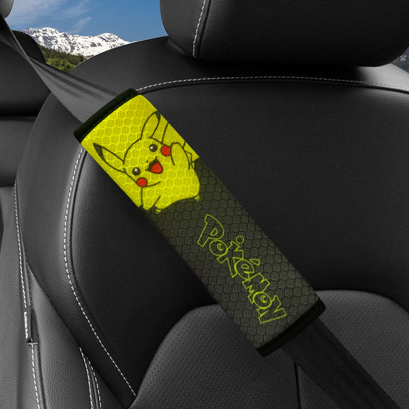 Honeycomb ICE Silk Cartoon Car Seat منصات الكتف