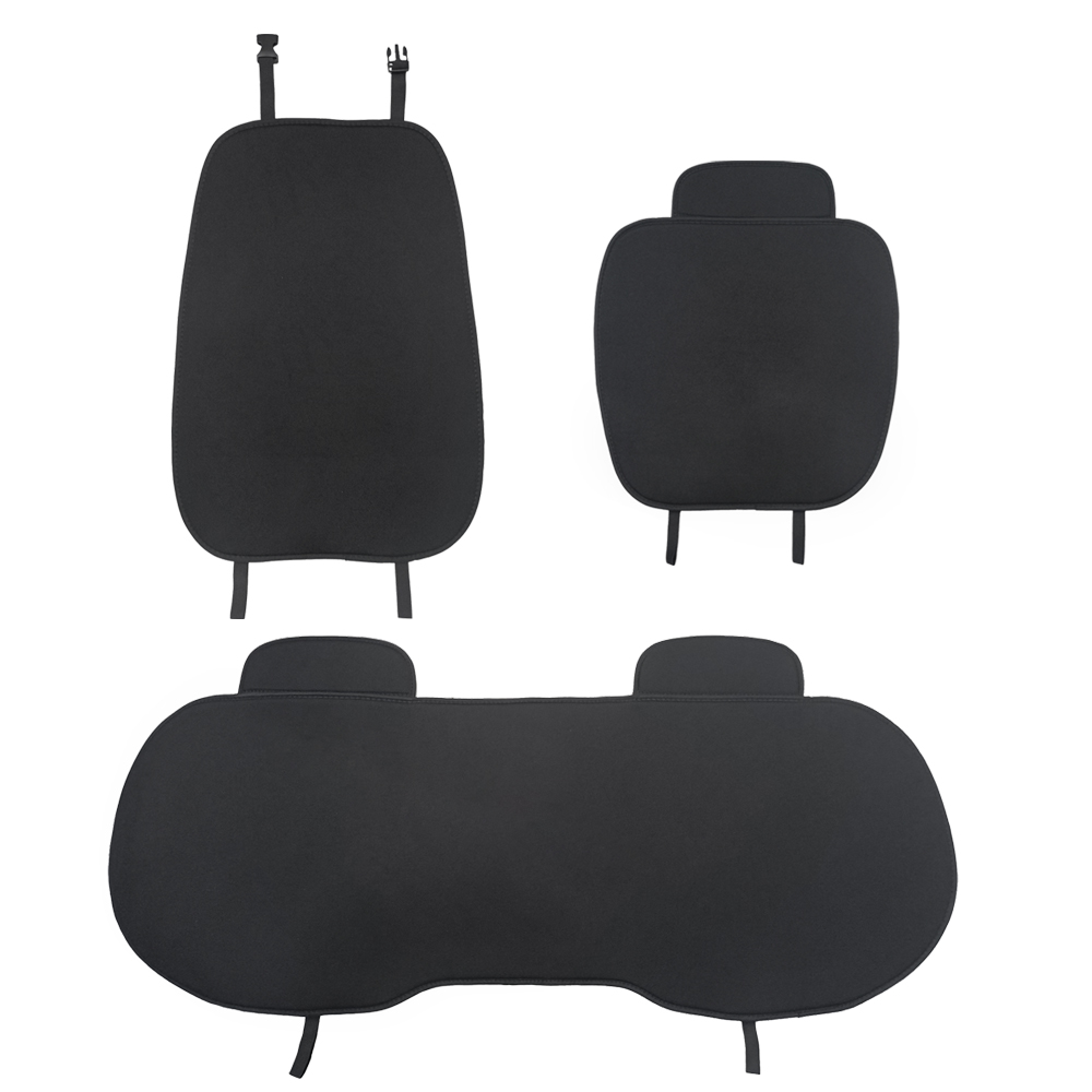 وسادة من الحرير الجليدي للسيارة ، غطاء مقعد قابل للتهوية ، بساط مقعد مانع للانزلاق ، لوازم السيارة ، أغطية سفلية لمقعد السيارة ، زوج واحد من وسادة مقعد السائق الأمامي وغطاء مقعد خلفي مناسب عالميًا بنسبة 90٪ مركبات