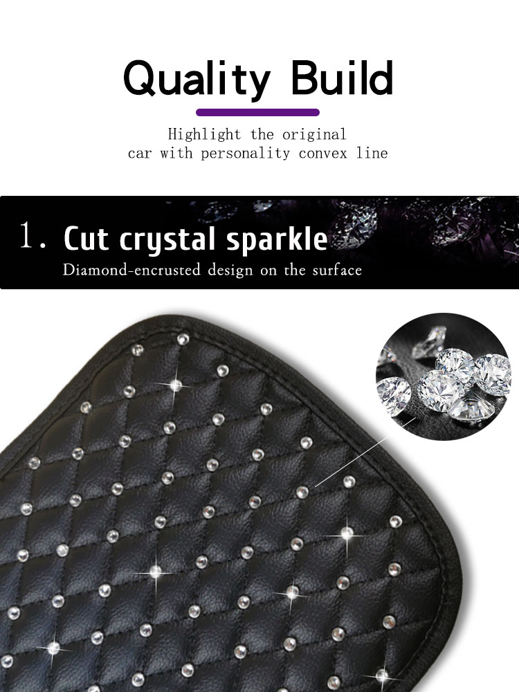 03 غطاء مسند ذراع السيارة الماسي