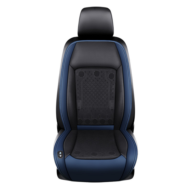 سيارة 12 فولت صيف جديد بارد التهوية وسادة تبريد غطاء مقعد السيارة مع 12 مروحة للمقعد الخلفي