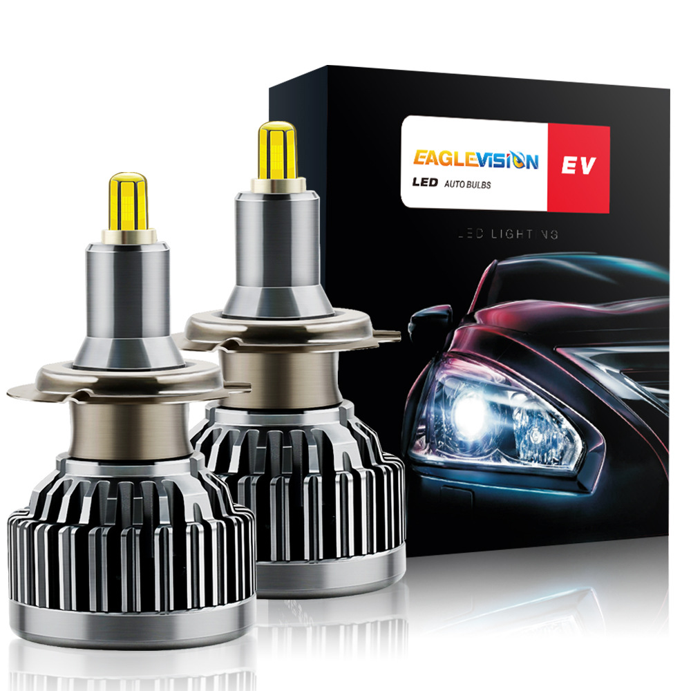  360 درجة السيارة المصابيح الأمامية H1/H4 LED ، تعديل مصباح السيارات H7/H11 Car LED المصابيح الأمامية 