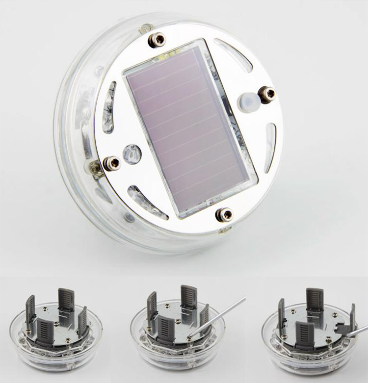 مصابيح LED المبهرة عجلات الأضواء الشمسية محور الأضواء الإطارات أضواء السيارة أضواء ديزخر الأضواء الليلية