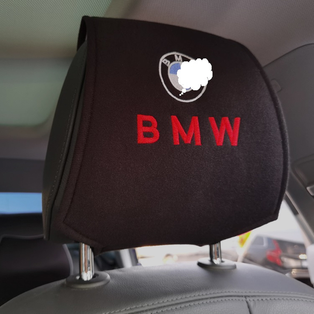 أغطية مسند الرأس لمقعد السيارة الكلاسيكي من اللباد وسادة رأس للسيارة وسادة للرقبة وسادة السيارة من القطن وسادة الخصر للسيارة