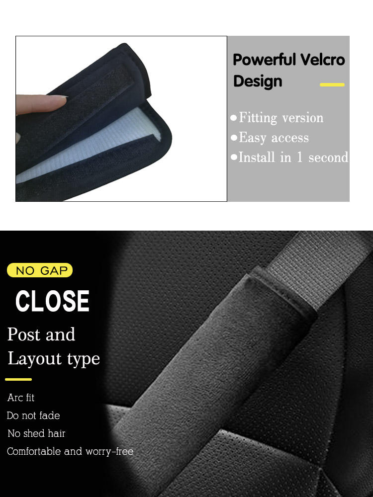 05 سوبر لينة وسادة الكتف الكشمير الطفل وسادة غطاء حزام أمان السيارة