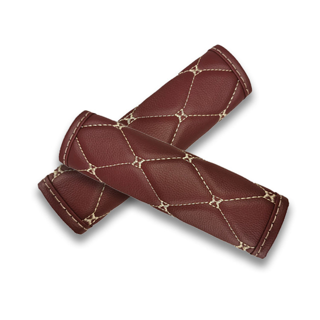  وسادة حزام الأمان العالمي للسيارة ، وسادة حزام الأمان من الجلد PVC لجميع الأحوال الجوية