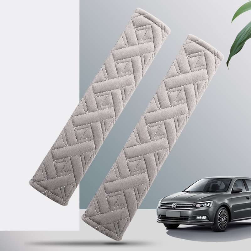 وسائد حزام مقعد السيارة وسادة الكتف الناعمة عبوتان لجميع مالكي السيارات لقيادة أكثر راحة