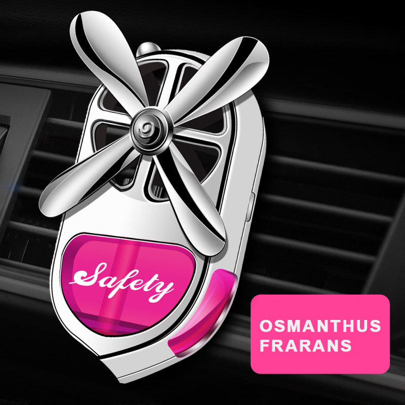 معطر هواء للسيارة يدوم طويلاً معطر للسيارة بزيت عطري مع 4 زيوت عطرية طبيعية (كولونيا ، محيط ، أوسمانثوس ، ليمون) لمخرج هواء السيارة