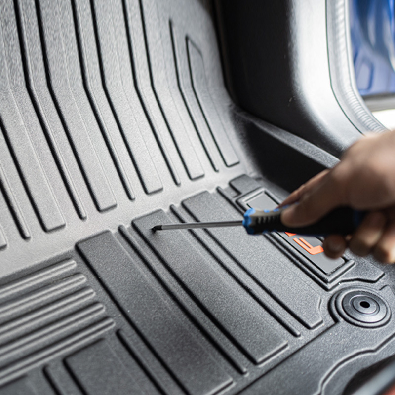 TPE Toyota Cruiser FJ Floor Mats متوافقة مع إكسسوارات السيارات 2010-2020 جميع بطانات حصيرة الطقس الأمامية مقعد المقعد الخلفي 2 مقعد في الصف الأيسر