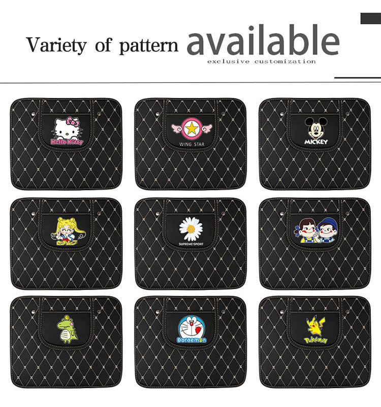 05 حامي خلفي لمقعد السيارة بطباعة شعار مخصص