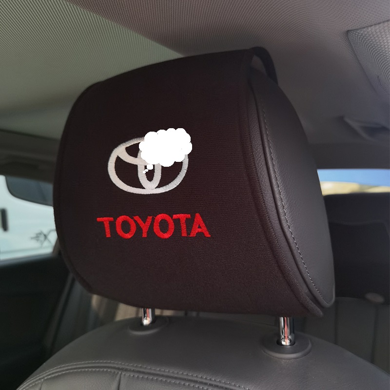 أغطية مسند الرأس لمقعد السيارة الكلاسيكي من اللباد وسادة رأس للسيارة وسادة للرقبة وسادة السيارة من القطن وسادة الخصر للسيارة