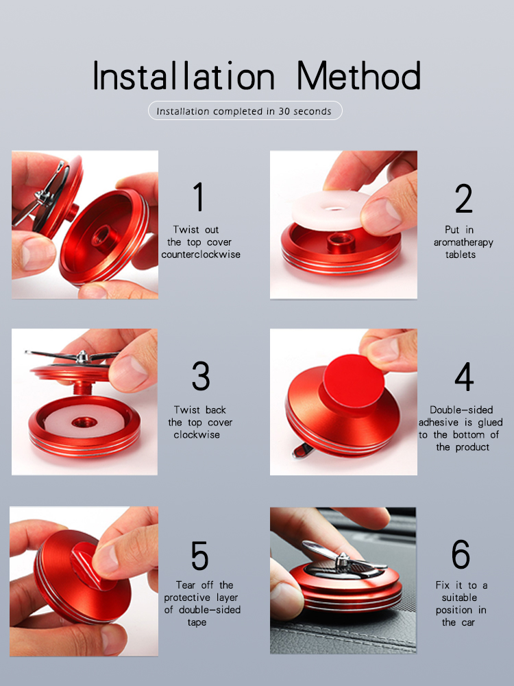 10 موزع عطر سيارة الطاقة الشمسية