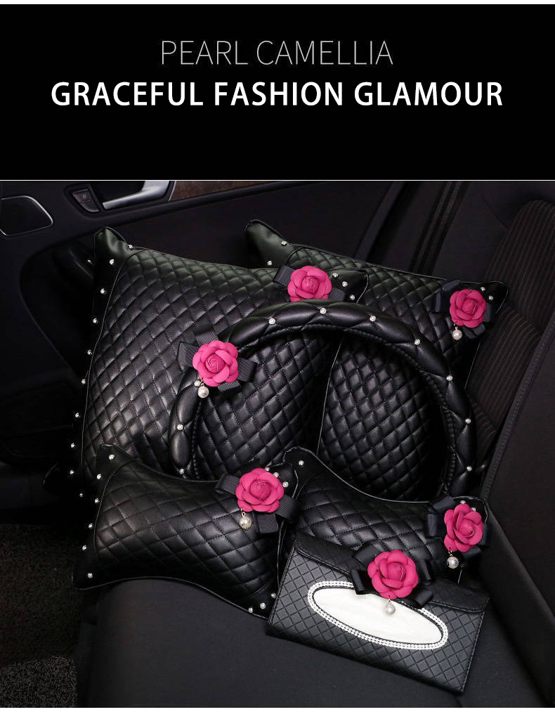 05 وسادة صندوق مسند الذراع بغطاء فرملة اليد