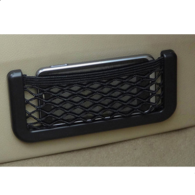 حامل المحفظة لمنظم تخزين السيارة للسيارة لحقيبة المحفظة الهاتف العالمي للسيارة حقيبة سلسلة جانبية لمقعد السيارة شبكة تخزين جانبية