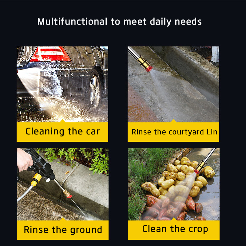 21 فولت اللاسلكي بطارية الليثيوم المحمولة طاقة طاقة ضغط غسالة غسالة غسالة ضخ ضخ المياه للمنزل في الهواء الطلق في الهواء الطلق 