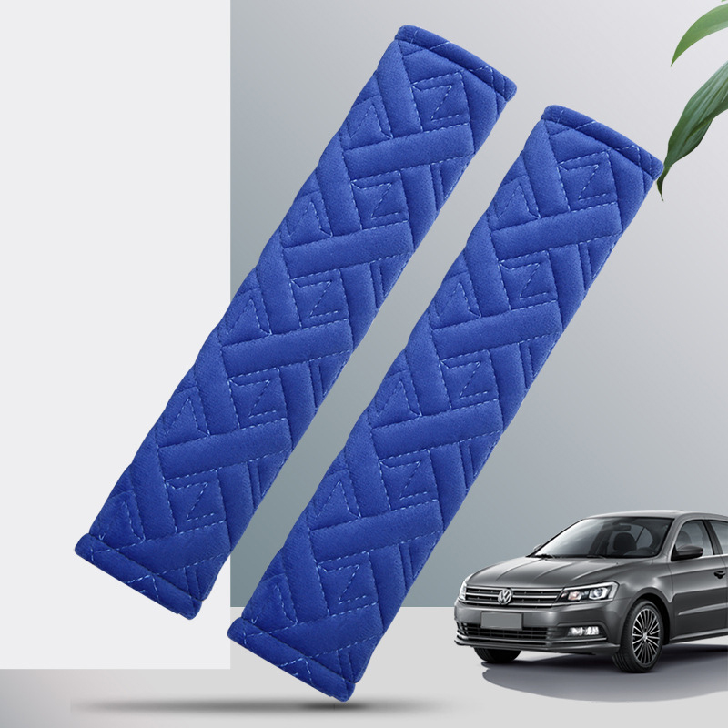 وسائد حزام مقعد السيارة وسادة الكتف الناعمة عبوتان لجميع مالكي السيارات لقيادة أكثر راحة