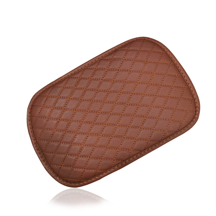 صندوق مسند ذراع السيارة العالمي غطاء الوسادة وحدة التحكم المركزية حافظة مقعد السيارة المركزية PU وسادة جلدية حماية الملحقات الداخلية