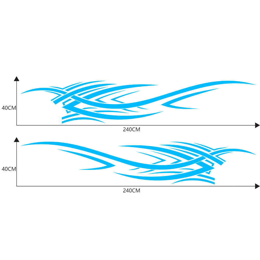 لهب الطوطم الخصر خط ملصقات تعديل ملصقات جسم السيارة ملصقات تزيين جسم السيارة العامة