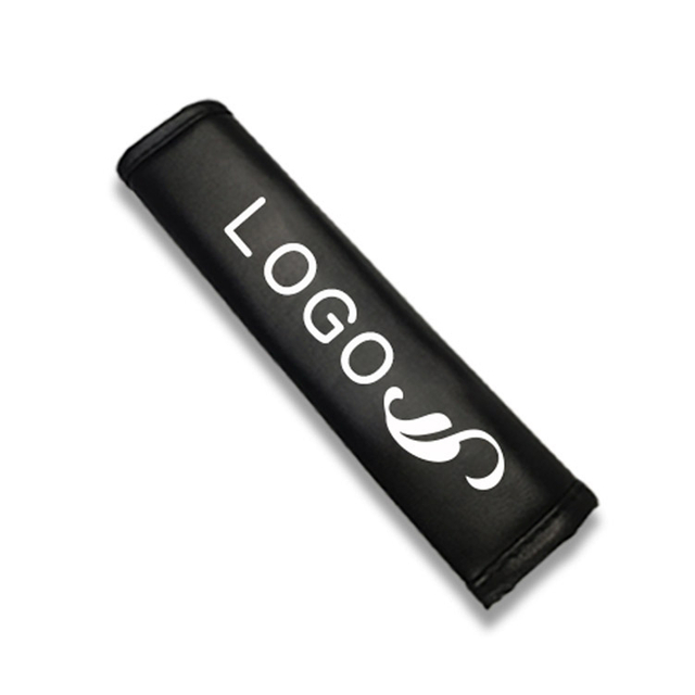 Nappa Leather Classic القابل للتخصيص LOGO Velcro Installation رائع متفوقا حزام مقعد السيارة حامي الكتف