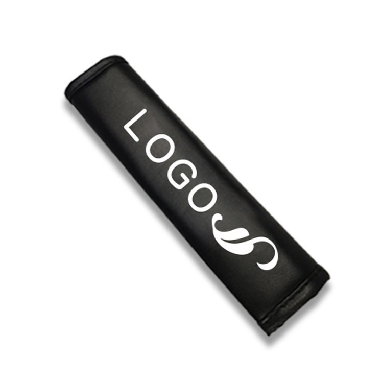 Nappa Leather Classic القابل للتخصيص LOGO Velcro Installation رائع متفوقا حزام مقعد السيارة حامي الكتف