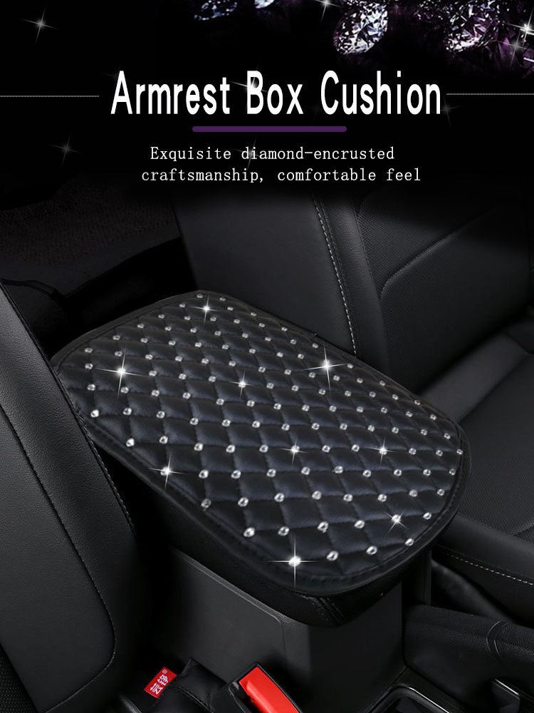 01 غطاء مسند ذراع السيارة الماسي