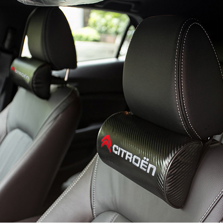 ألياف الكربون السيارات الاسترخاء مسند الرأس سيارة الرقبة وسادة الرقبة دعم لآلام الرقبة السفر