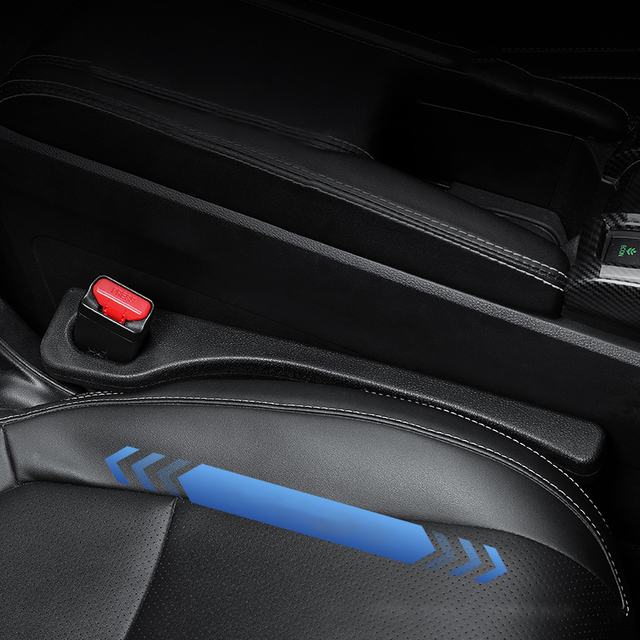 شريط توصيل حشو فجوات مقعد السيارة عالمي للسيارة وسيارات الدفع الرباعي والشاحنات، مصنوع من جلد البولي يوريثان، مانع لشقوق المقعد الجانبي للسيارات، يملأ الفجوة بين المقعد ووحدة التحكم لمنع الأشياء من السقوط
