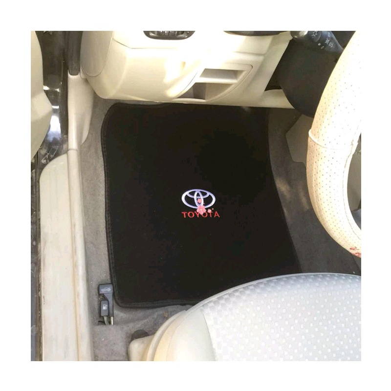 دواسات أرضية داخلية للسيارة من جلد الغزال - 3 قطع من المخمل والكتان سجادات أرضية داخلية باللون الأسود مناسبة عالمية لحماية الطقس للسيارة