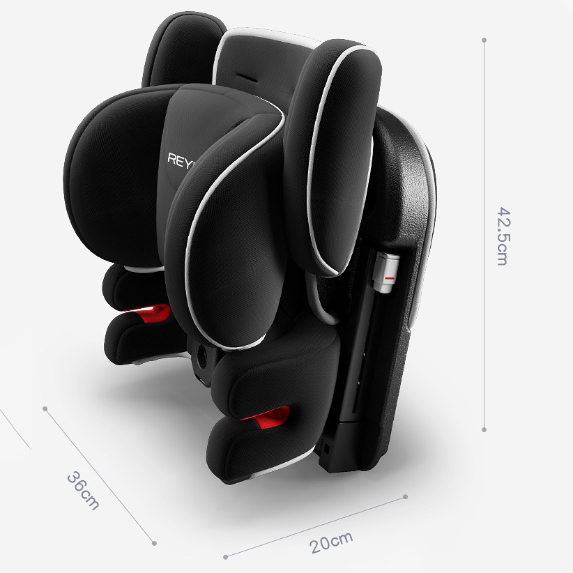 مقعد سيارة HDPE مشترك لجميع موديلات مقعد السيارة من الرضع إلى الأطفال الصغار مع طي سريع مقاس 36.5 * 65 بوصة (عبوة من 1)