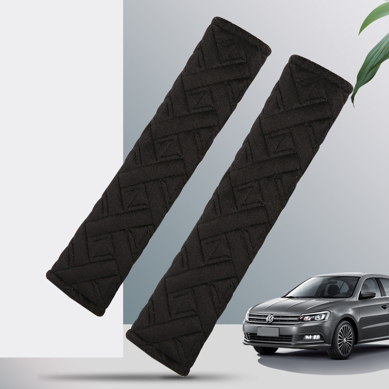 وسائد حزام مقعد السيارة وسادة الكتف الناعمة عبوتان لجميع مالكي السيارات لقيادة أكثر راحة