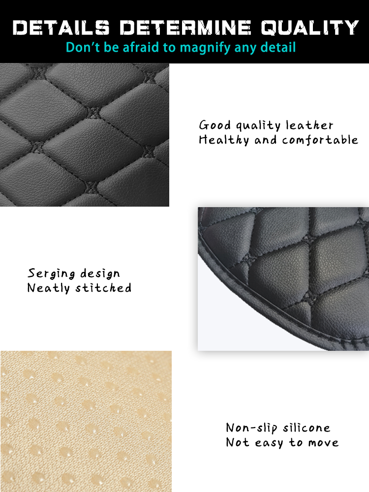 04 غطاء وسادة مسند ذراع السيارة الجلدي