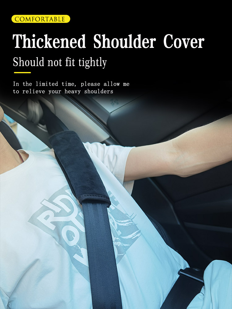 03 وسادة كتف للأطفال فائقة النعومة من الكشمير غطاء حزام أمان للسيارة