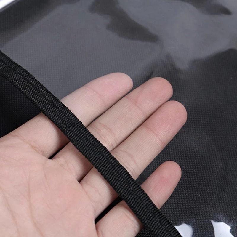  حقيبة تخزين سيارة أكسفورد متعددة الوظائف 600D ملحقات السيارة حامل مناديل حامل مناديل للسيارة مع شاشة لمس شفافة لجهاز iPad و iPhone منظم خلفي لمقعد السيارة 