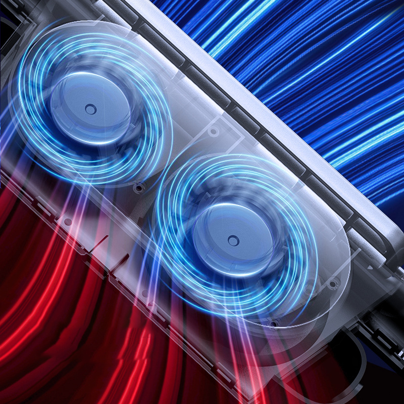 مروحة تبريد لمقعد السيارة مفتاح مستقل بدون شفرة مروحة سيارة مع 3 سرعات رياح قوية 5 فولت مروحة دوران هواء المقعد الخلفي 