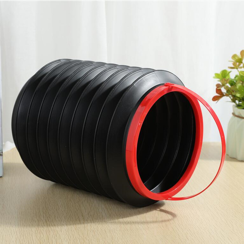 إكسسوارات السيارة 4L يمكن للقمامة السيارة أن تراجع قابلة للطي دلو المنظم المظلة المنظمة مورد سلة التخزين المحمولة