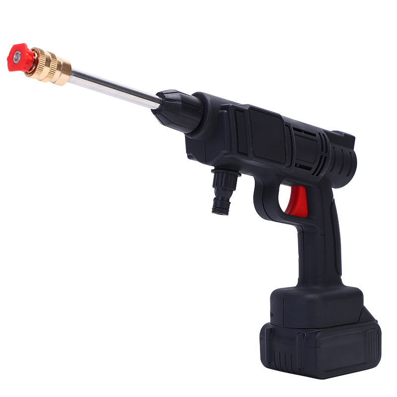  غسل مدفع الماء المحمول قابلة لإعادة الشحن الغسالة اللاسلكية غسالة ليثيوم بطارية مضخة عالي الضغط على فرشاة ماء ماء تنظيف تلقائي للسيارة المنزلية