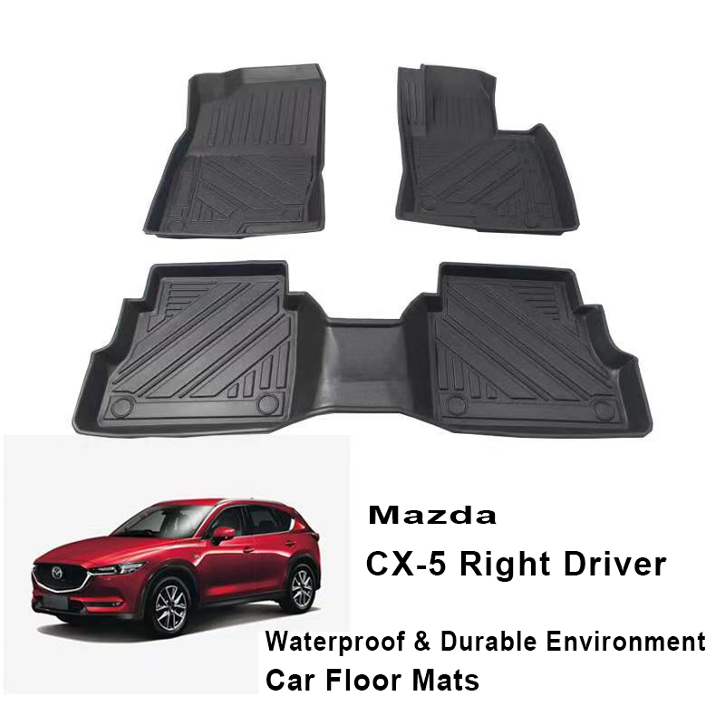 حصيرة أرضية للسيارة تناسب 2018+ Mazda CX-5 ، حصيرة أرضية من السائق اليمنى 