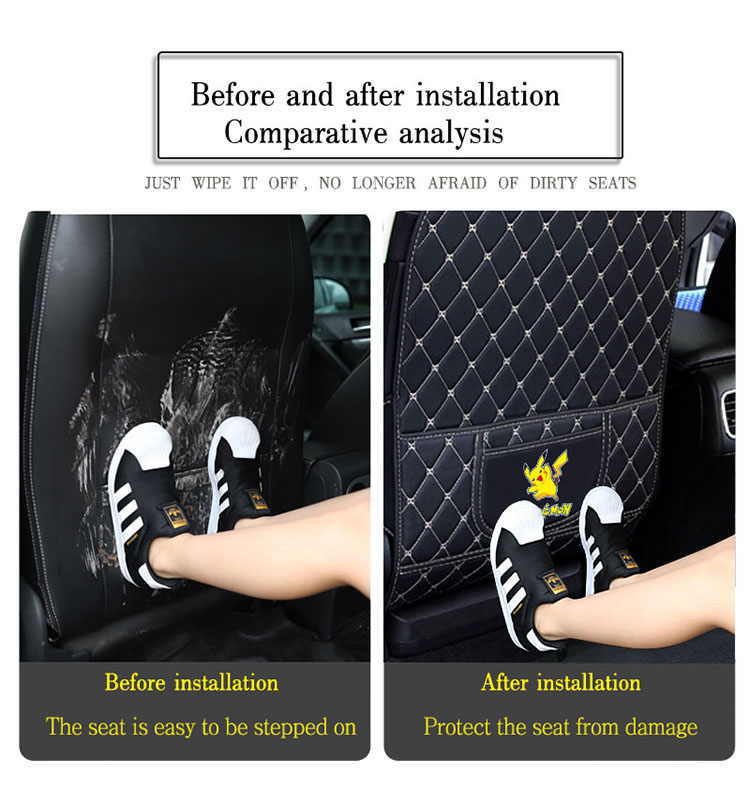 13 حامي خلفي لمقعد السيارة بطباعة شعار مخصص