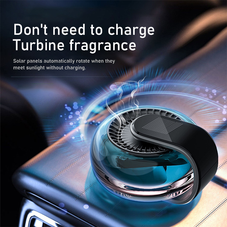 معطرات الهواء للسيارة الدوارة بالطاقة الشمسية
