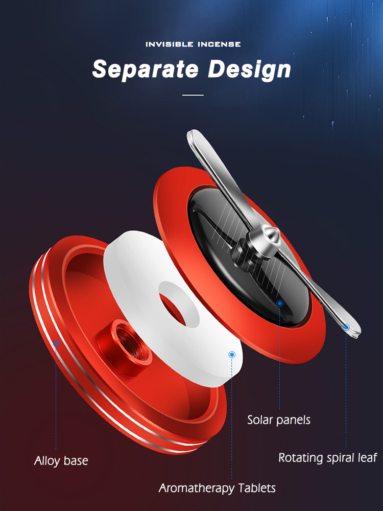 07 نموذج عطر سيارة الطاقة الشمسية