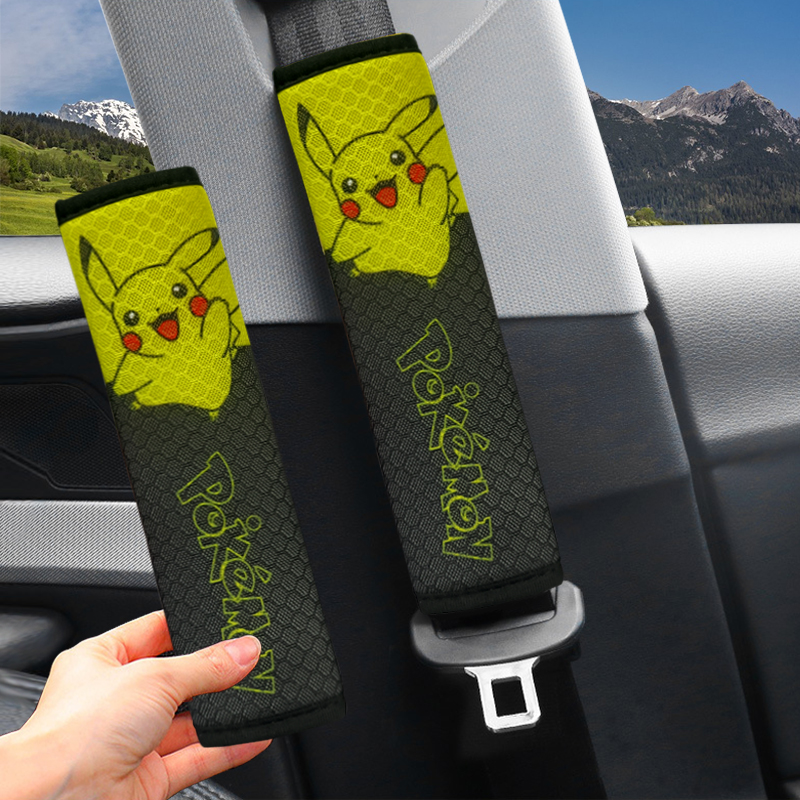 Honeycomb ICE Silk Cartoon Car Seat منصات الكتف