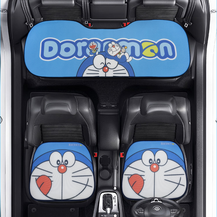 غطاء مقعد السيارة مصنوع من الحرير الجليدي بطباعة مخصصة غطاء مقعد قابل للتهوية مناسب عالمي بنسبة 90٪ للمركبات زوج واحد من وسادة مقعد السائق الأمامي وغطاء مقعد خلفي واحد 