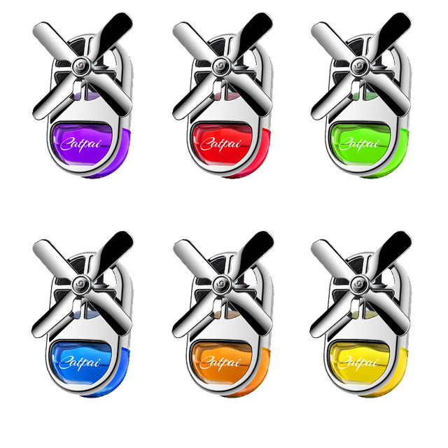 معطرات هواء السيارة الطيار منفذ الهواء للسيارات مروحة الإبداعية سيارة العطور الديكور اكسسوارات السيارات الناشر العطور في تنفيس 10 مل زجاجة معطر هواء السيارة كليب 