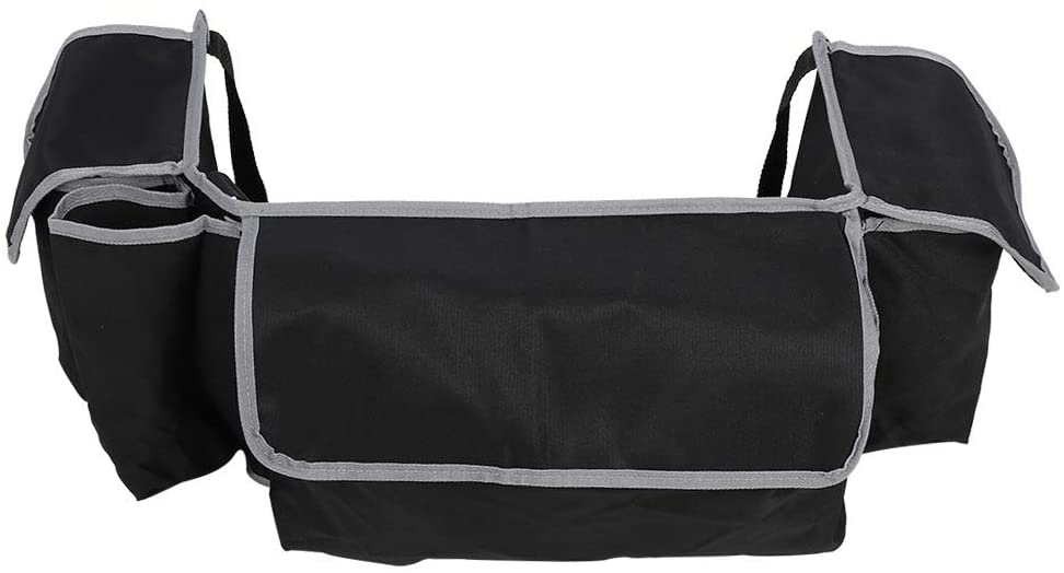 منظم صندوق السيارة الخلفي القابل للطي من أمازون أفضل بائع 600D أكسفورد حقيبة تخزين قابلة للتعليق مع 4 جيوب منظم متعدد الوظائف للسيارة