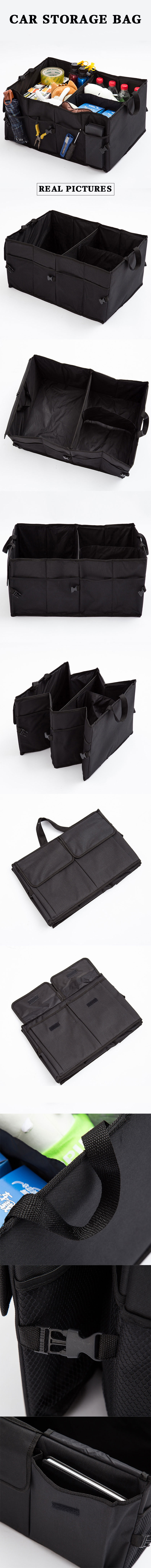 صندوق تخزين السيارة متعدد الجيوب