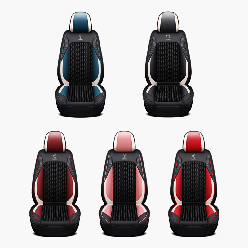 غطاء مقعد السيارة العالمي للجلد الرياضي للرياضة الجليدية 5 مقعد 