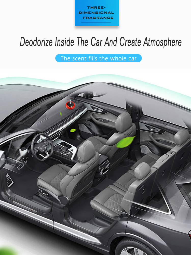 04 موزع عطر سيارة الطاقة الشمسية