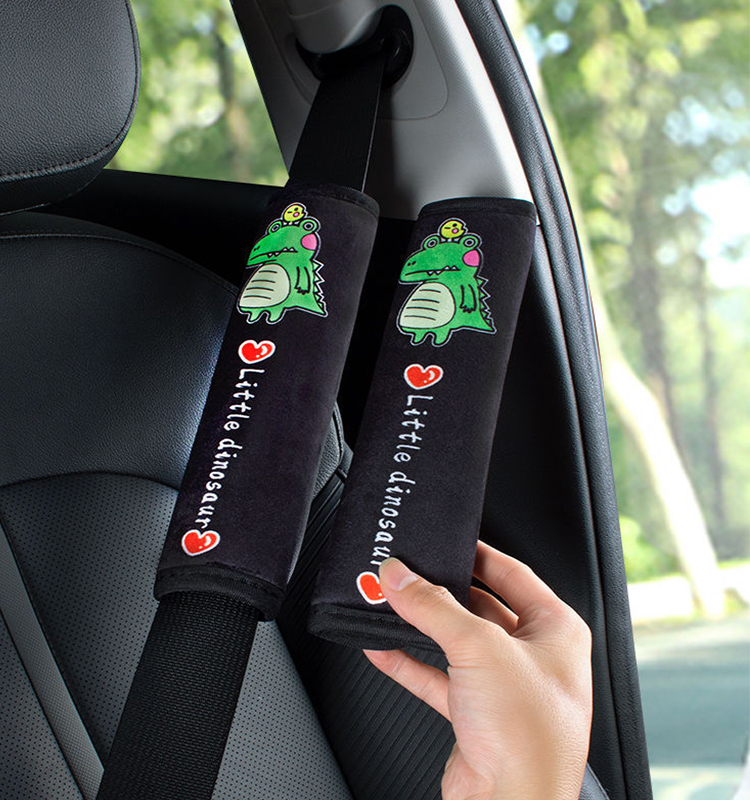 10 لينة قصيرة القطيفة حزام المقعد غطاء وسادة الكتف