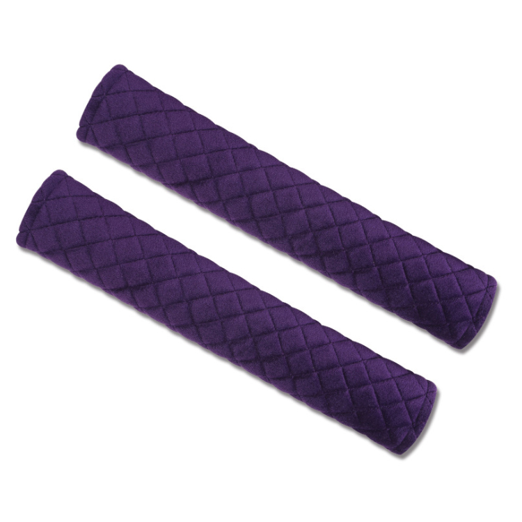  غطاء حزام مقعد السيارة القطيفة الناعمة لأغطية حزام الأمان العالمي للسيارة ، وسادة كتف الأمان للشتاء